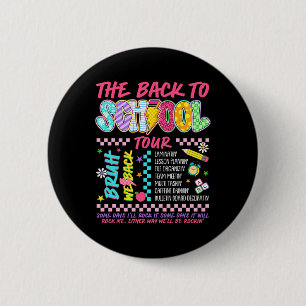 Chapa Redonda De 5 Cm Perno Abcd De Regreso A La Escuela Gira Bruh Nosot