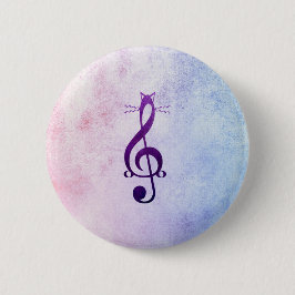 Chapa Redonda De 5 Cm Perno colorido de Meowsical