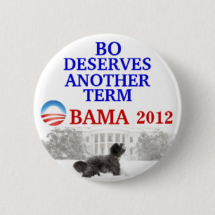 Chapa Redonda De 5 Cm Perno de BO Obama 2012