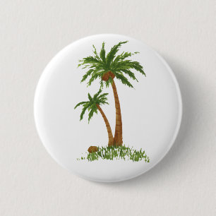 Chapa Redonda De 5 Cm Perno de la PALMERA