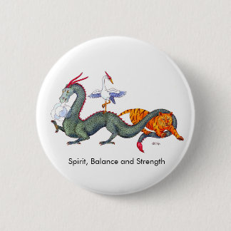 Chapa Redonda De 5 Cm Perno de los artes marciales