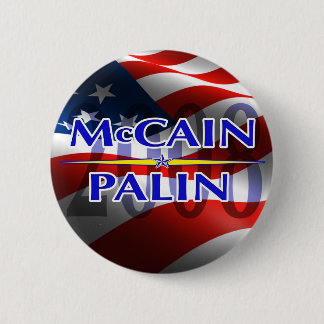 Chapa Redonda De 5 Cm Perno de Mccain Palin