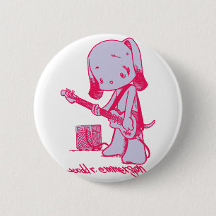 Chapa Redonda De 5 Cm Perrito bajo