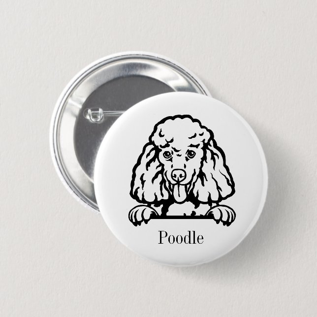 Chapa Redonda De 5 Cm perro canino personalizado (Anverso y reverso)