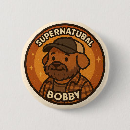 Chapa Redonda De 5 Cm Perro supernatural - Bobby