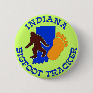 Chapa Redonda De 5 Cm Perseguidor de Indiana Bigfoot