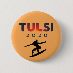 Chapa Redonda De 5 Cm Persona que practica surf 2020 de Tulsi