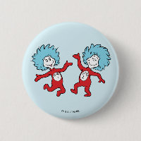 Personaje Thing 1 y Thing 2 de Dr. Seuss