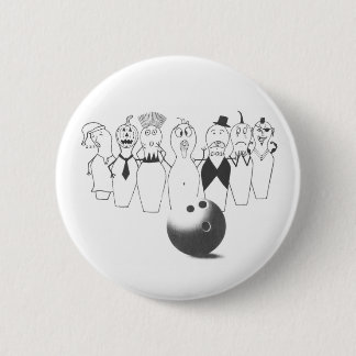Chapa Redonda De 5 Cm Personajes divertidos de la bolera.