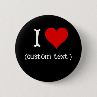Chapa Redonda De 5 Cm Personalizable "Amo"