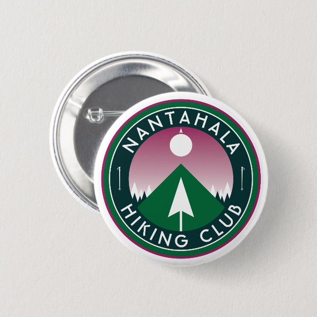 Chapa Redonda De 5 Cm personalizable de montaña (Anverso y reverso)