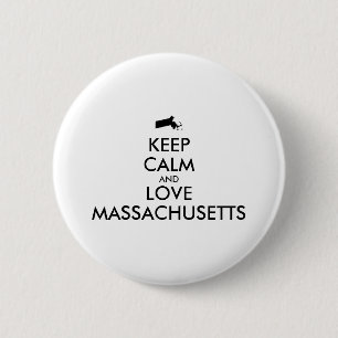 Chapa Redonda De 5 Cm Personalizable MANTENER LA CALMA Y AMAR A LAS MASS