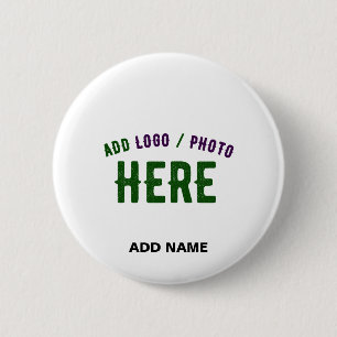 CHAPA REDONDA DE 5 CM PERSONALIZABLE MODERNO ESTILO BLANCO VERIFICADO MA