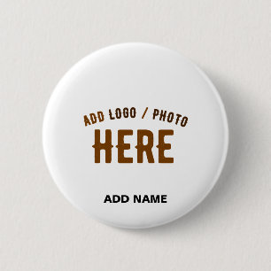 CHAPA REDONDA DE 5 CM PERSONALIZABLE MODERNO ESTILO BLANCO VERIFICADO MA