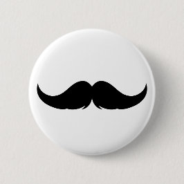 Chapa Redonda De 5 Cm Personalizable Petite Handlebar Mustache