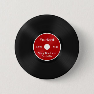 Chapa Redonda De 5 Cm Personalización de registros de personalizados