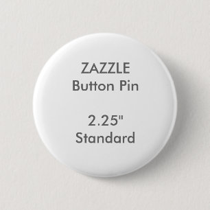 Chapa Redonda De 5 Cm Personalizado 2,25" de ZAZZLE Pin redondo estándar