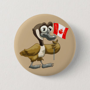 Chapa Redonda De 5 Cm Personalizado Canada Goose