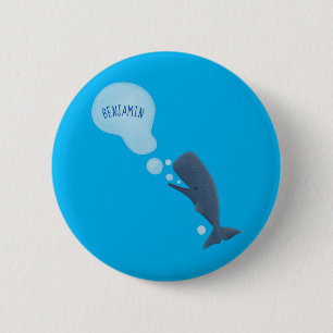 Chapa Redonda De 5 Cm Personalizado de burbujas de esperma de esperma
