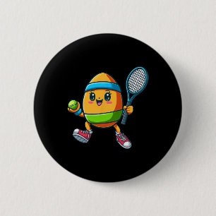 Chapa Redonda De 5 Cm Personalizado de diseño de jugador de tenis de hue