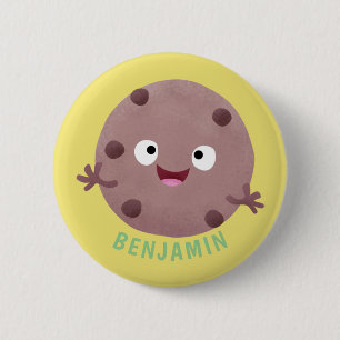 Chapa Redonda De 5 Cm Personalizado de galleta de chocolate inteligente