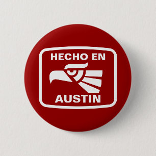 Chapa Redonda De 5 Cm Personalizado del personalizado del en Austin de