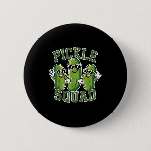 Chapa Redonda De 5 Cm Personalizado divertida Pickles Lover Dill Doe Chi