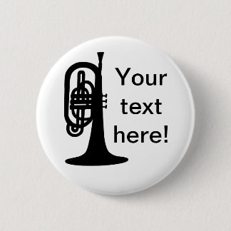 Chapa Redonda De 5 Cm Personalizado Mellophone