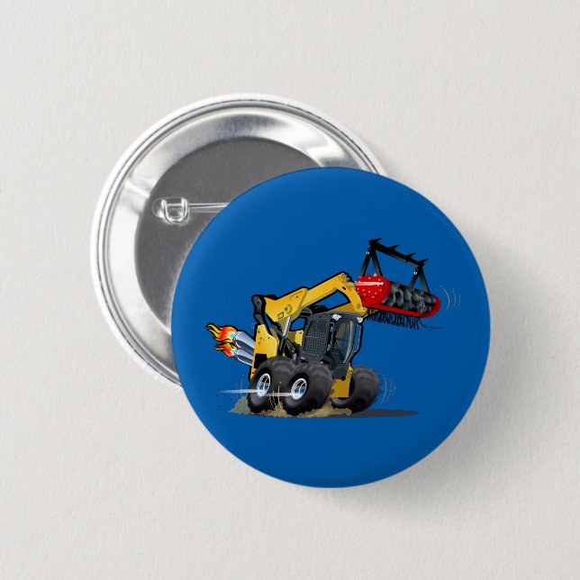 Chapa Redonda De 5 Cm Personalizado mulcher (Anverso y reverso)