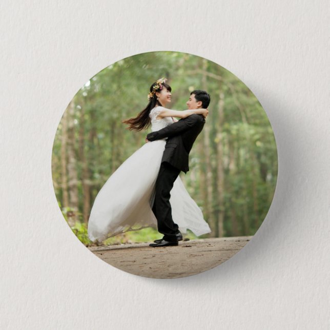 Chapa Redonda De 5 Cm Personalizado personalizado su propia foto (Anverso)