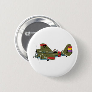 Chapa Redonda De 5 Cm Personalizado retro bombero