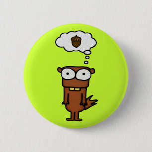 Chapa Redonda De 5 Cm Personalizado Squirrel