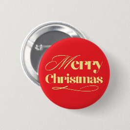 Chapa Redonda De 5 Cm Personalized Christmas Button–Custom Seasonal Pin