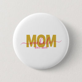 CHAPA REDONDA DE 5 CM PERSONALIZED MOM TO BE