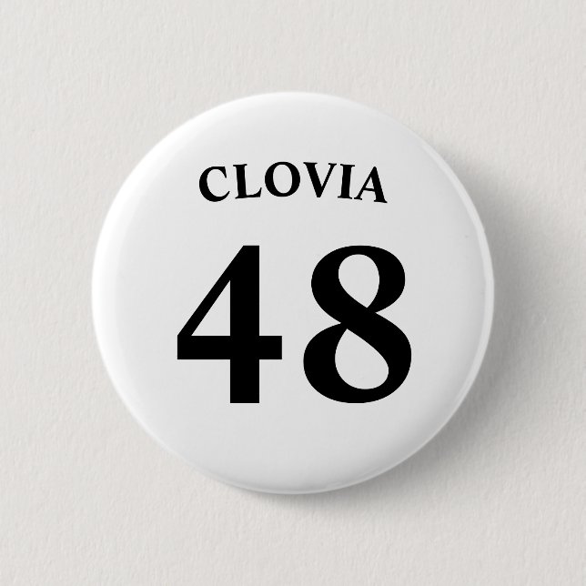 Chapa Redonda De 5 Cm Personalized name and Jersey number  (Anverso)