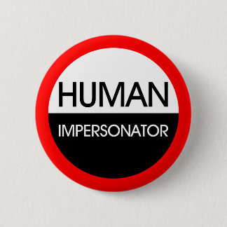 Chapa Redonda De 5 Cm Personificador humano