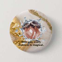 CHAPA REDONDA DE 5 CM PERSONILIZE TEXT AND PICTURE