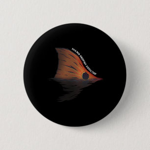 Chapa Redonda De 5 Cm Pesca de lubina roja de cola de broma Redfishing R