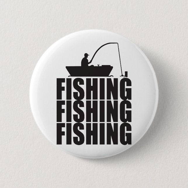 Chapa Redonda De 5 Cm pesca pesquera (Anverso)