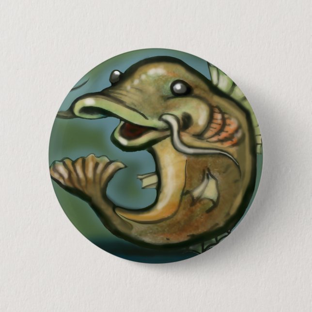 Chapa Redonda De 5 Cm Pescado (Anverso)