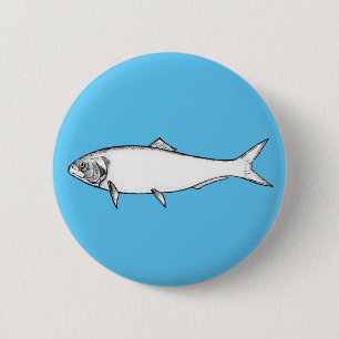 Chapa Redonda De 5 Cm Pescado blanco