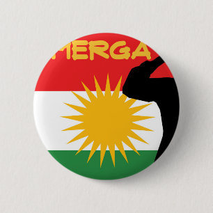 Chapa Redonda De 5 Cm Peshmerga