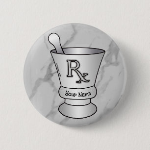 Chapa Redonda De 5 Cm Pestón de mortero y pestón