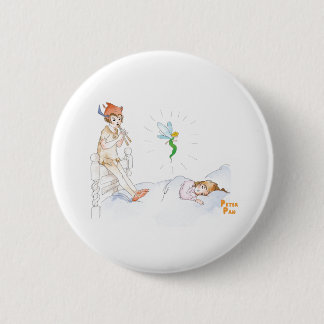 Chapa Redonda De 5 Cm Peter Pan y Wendy
