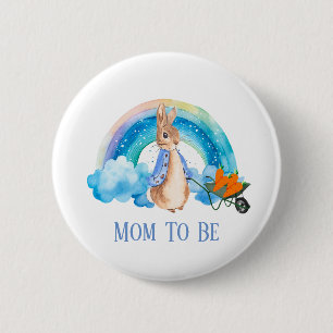 Chapa Redonda De 5 Cm Peter Rabbit Rainbow Carrods Mamá Para Ser