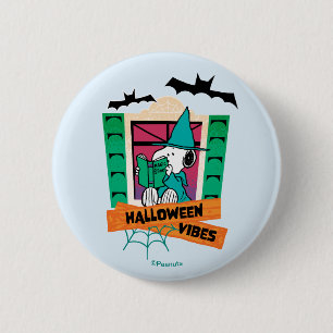 Chapa Redonda De 5 Cm Pez Snoopy Pociones Mágicas Halloween