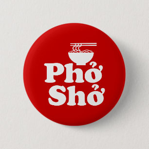Chapa Redonda De 5 Cm Phở Shở