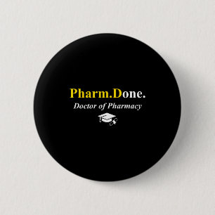 Chapa Redonda De 5 Cm Pharm.hecho. hecho doctor en farmacia pharmd