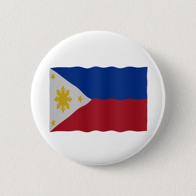 Chapa Redonda De 5 Cm Philippines flag (Anverso)