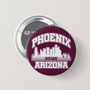 Chapa Redonda De 5 Cm Phoenix, Arizona